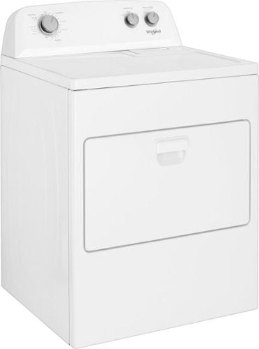 Whirlpool - 7 Cu. Ft. Electric Dryer with AutoDry Drying System - White