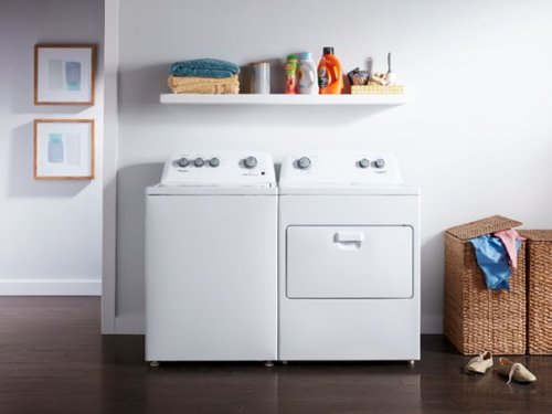 Whirlpool - 7 Cu. Ft. Electric Dryer with AutoDry Drying System - White