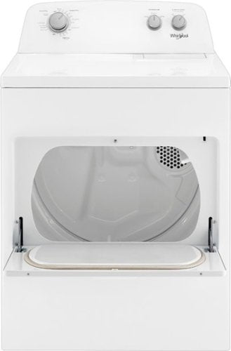 Whirlpool - 7 Cu. Ft. Electric Dryer with AutoDry Drying System - White