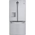 LG - 30-in Wide 21.8 Cu. Ft. French Door Refrigerator with External Water Dispenser - Stainless Steel