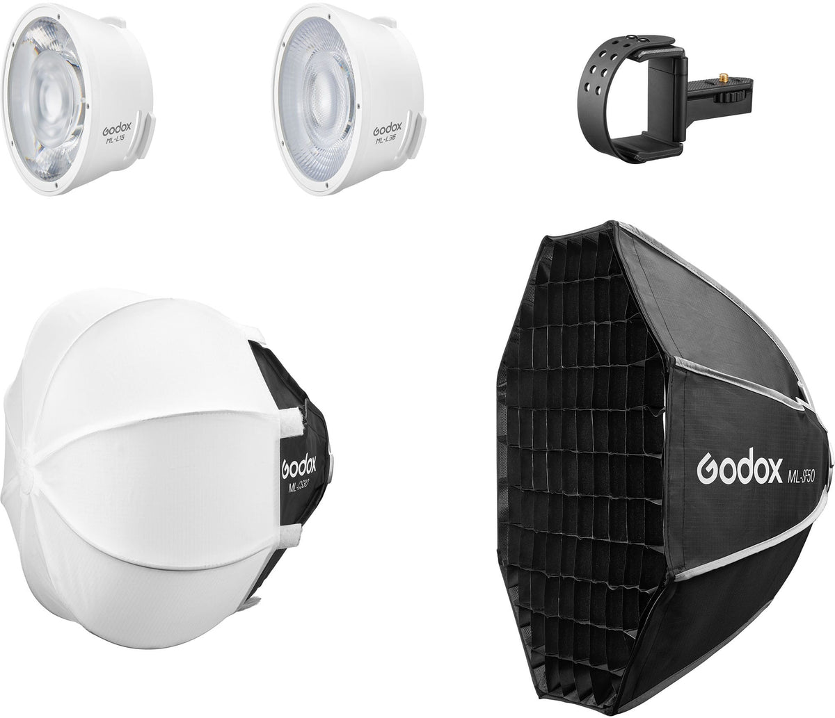 Godox - ML100R RGB Portable LED Light - Black