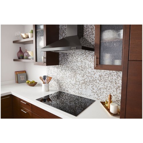 Whirlpool - 30 inches - Convertible - Wall Range Hood - Black Stainless Steel