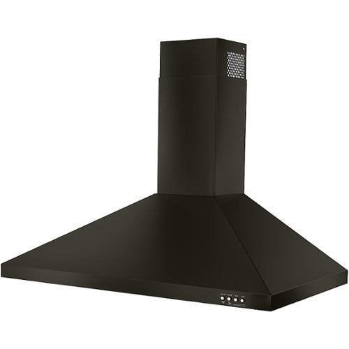 Whirlpool - 36 inches - Convertible - Wall Range Hood - Black Stainless Steel