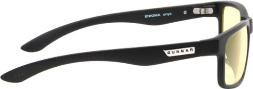 GUNNAR - Enigma Computer Glasses with Blue Light Reduction , Amber Lenses - Onyx