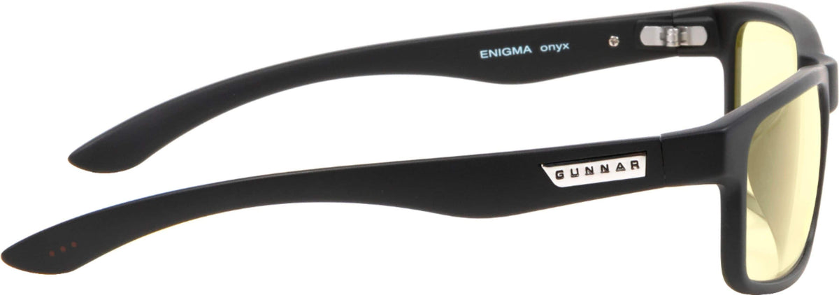 GUNNAR - Enigma Computer Glasses with Blue Light Reduction , Amber Lenses - Onyx