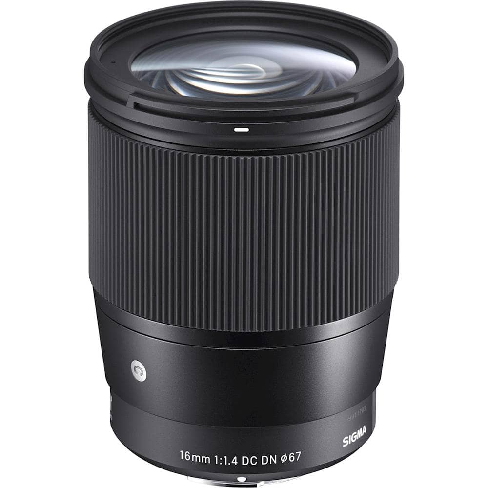 Sigma - Contemporary 16mm f/1.4 DC DN Wide-Angle Lens for Select Sony E-mount Cameras - Black