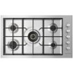 Fisher & Paykel - 35 in. Wide 5 Burner Gas Cooktop - Stainless Steel