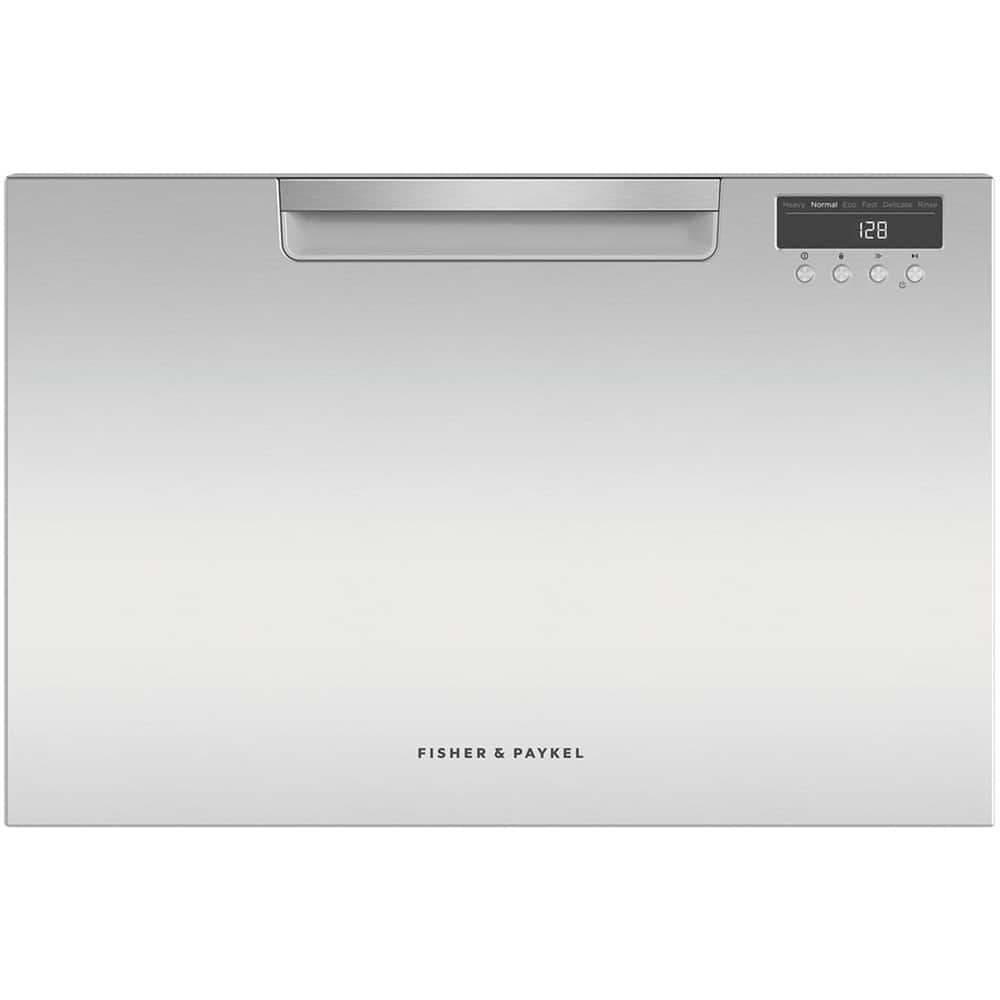 Fisher & Paykel - 24" Front Control Built-In Dishwasher - Stainless Steel