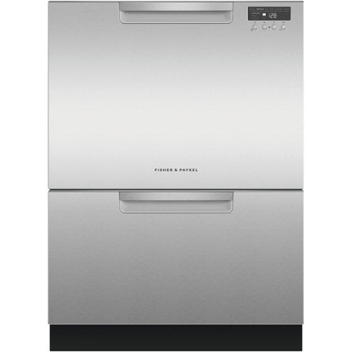 Fisher & Paykel - 24" Front Control Built-In Dishwasher - Stainless Steel