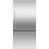 Fisher & Paykel - 32 in. Wide ActiveSmart 17.1 Cu. Ft. Bottom-Freezer Counter-Depth Refrigerator - Stainless Steel