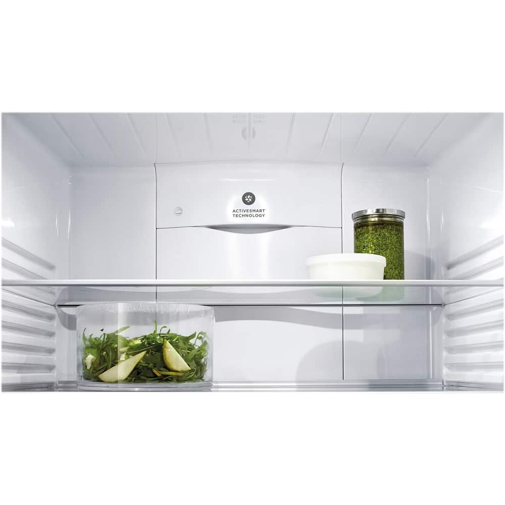 Fisher & Paykel - 32 in. Wide ActiveSmart 17.1 Cu. Ft. Bottom-Freezer Counter-Depth Refrigerator - Stainless Steel