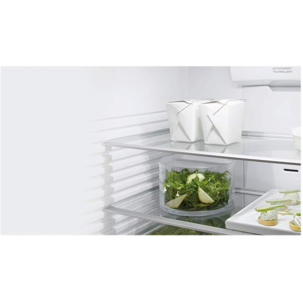 Fisher & Paykel - 32 in. Wide ActiveSmart 17.1 Cu. Ft. Bottom-Freezer Counter-Depth Refrigerator - Stainless Steel