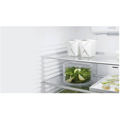 Fisher & Paykel - 32 in. Wide ActiveSmart 17.1 Cu. Ft. Bottom-Freezer Counter-Depth Refrigerator - Stainless Steel