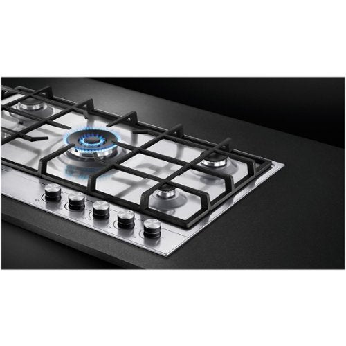 Fisher & Paykel - 30 in. Wide 5 Burner Gas Cooktop - Stainless Steel