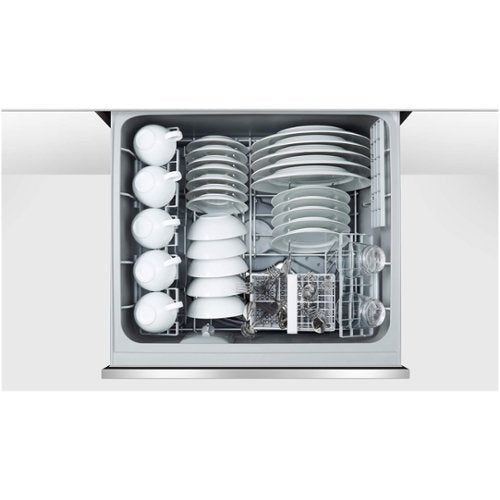 Fisher & Paykel - 24" Front Control Built-In Dishwasher - Stainless Steel