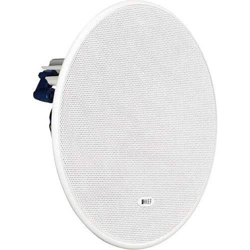KEF - Ci-E Series 6-1/2" In-Ceiling Speaker (Pair) - White