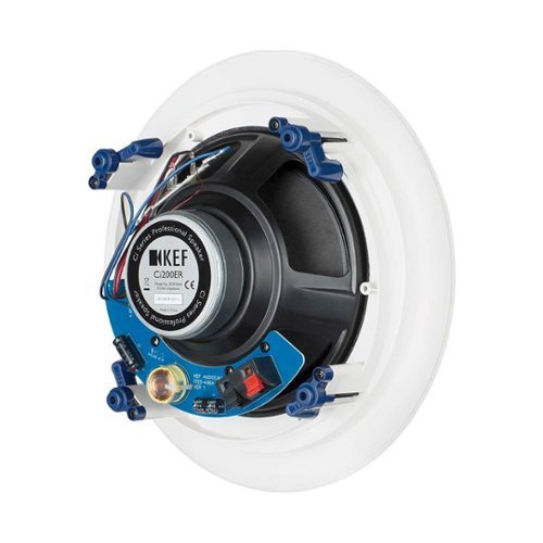 KEF - Ci-E Series 8" In-Ceiling Speakers (Pair) - White