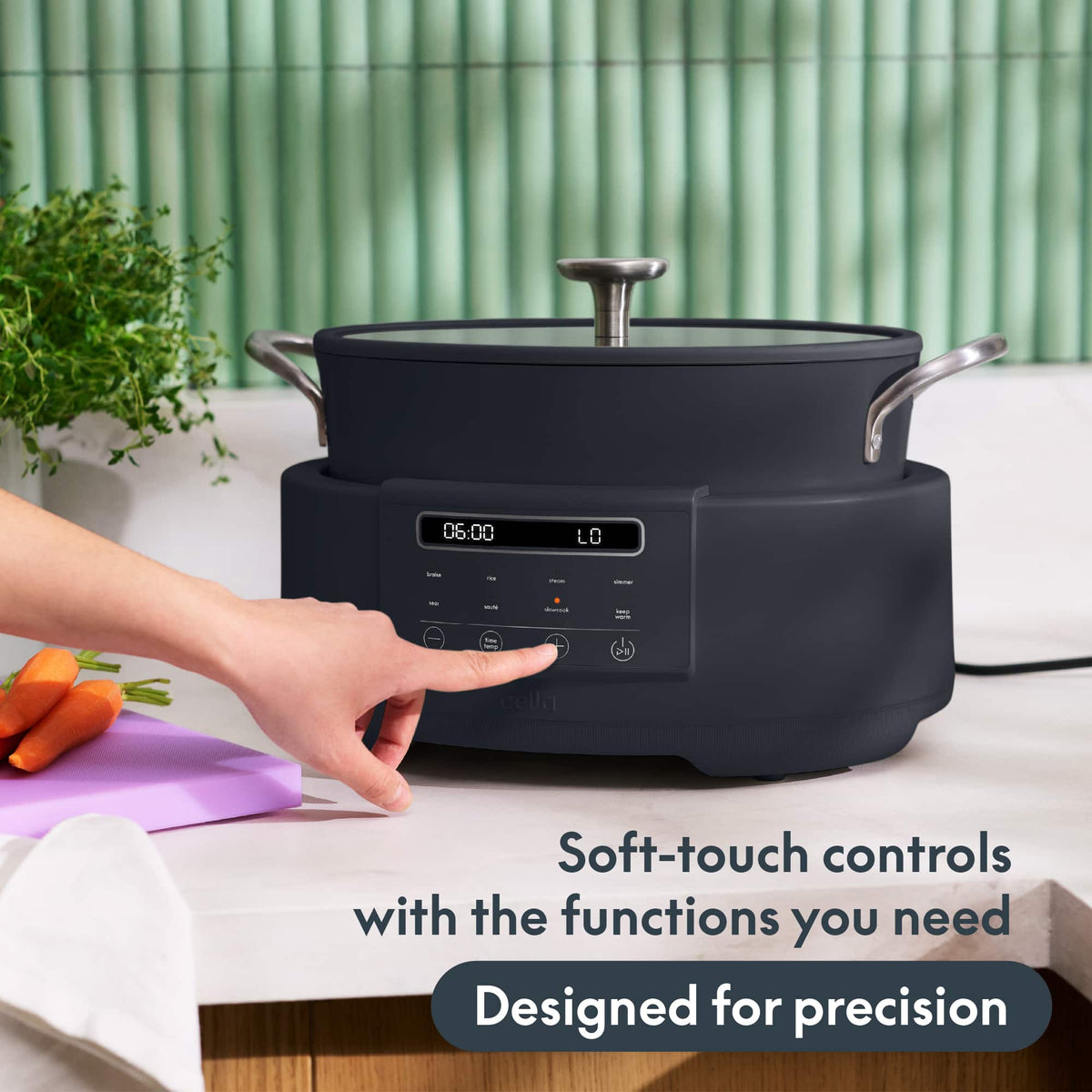 Bella - MULTI 10-in-1 7-qt. Multicooker - Slate