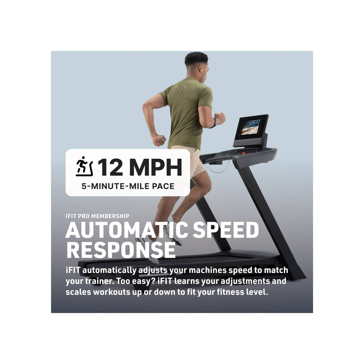 NordicTrack - T Series 10 Treadmill with 10" Tilting Touchscreen and Compact Design - Black