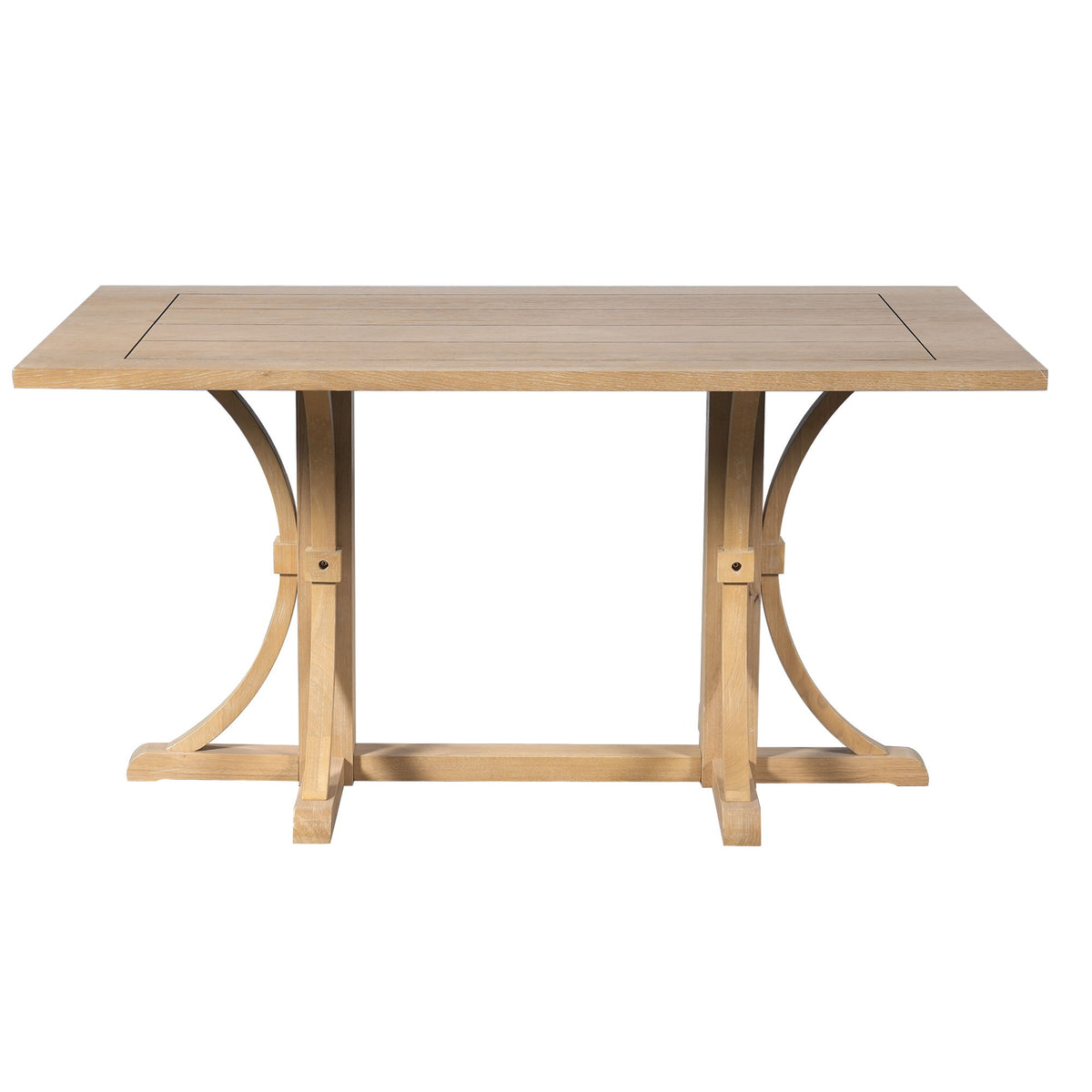 Mesa de comedor con base de caballete