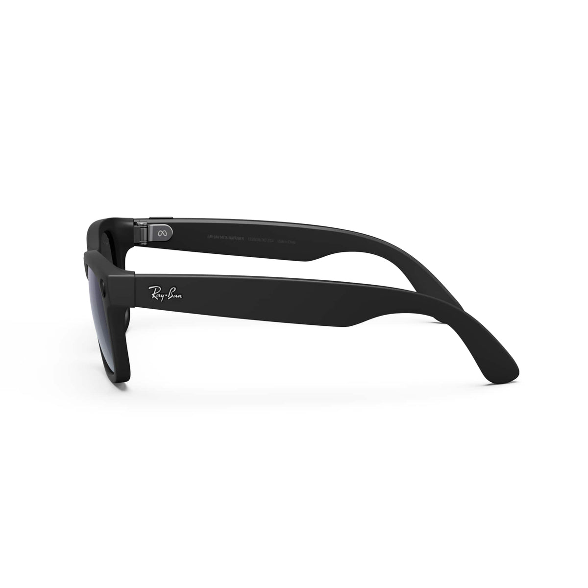 Ray-Ban Meta - Wayfarer (Gen 1) - 12 MP camera — Open Ear Speakers — Meta AI - Polarized Gradient Graphite Lenses - Matte Black