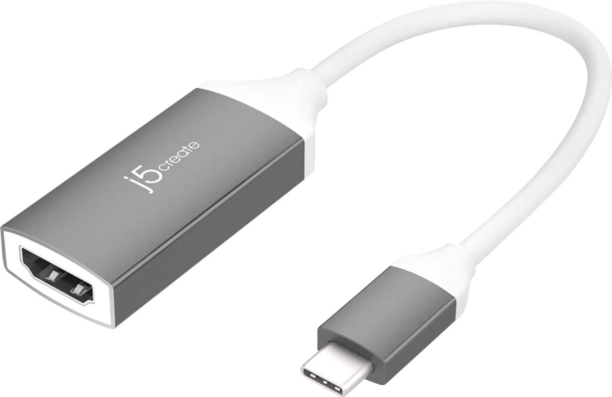 j5create - USB-C to 4K HDMI Adapter - Space Gray/White