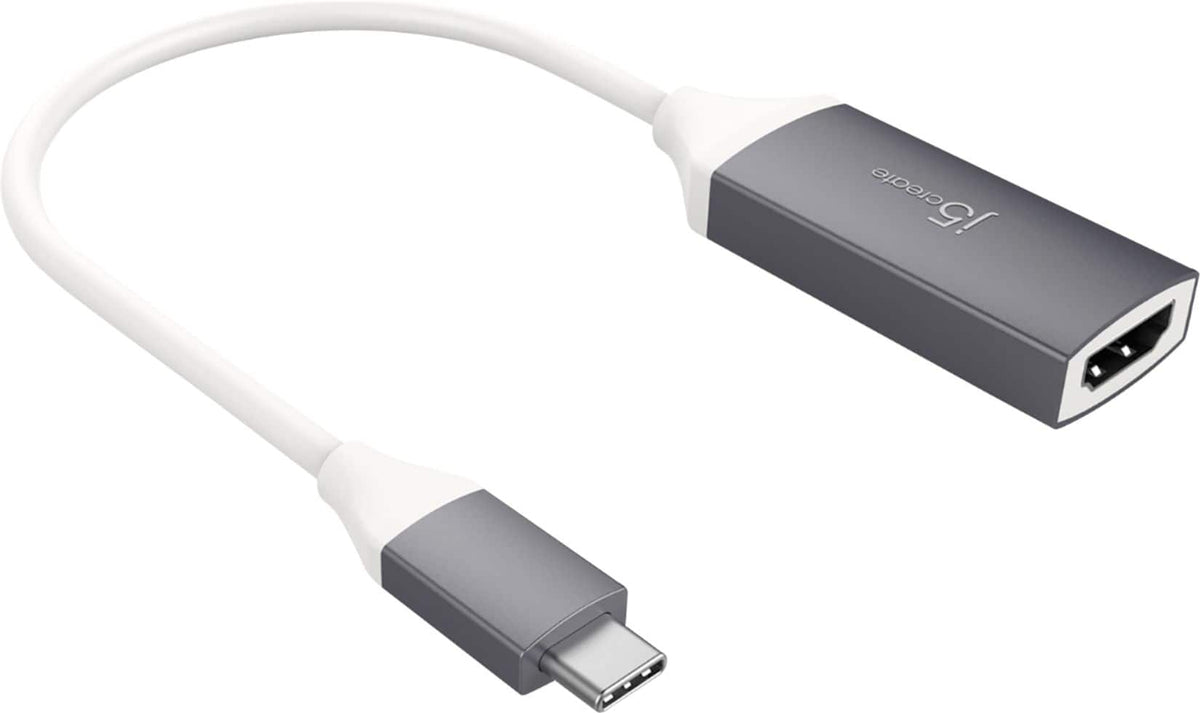 j5create - USB-C to 4K HDMI Adapter - Space Gray/White