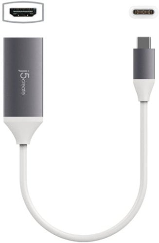 j5create - USB-C to 4K HDMI Adapter - Space Gray/White