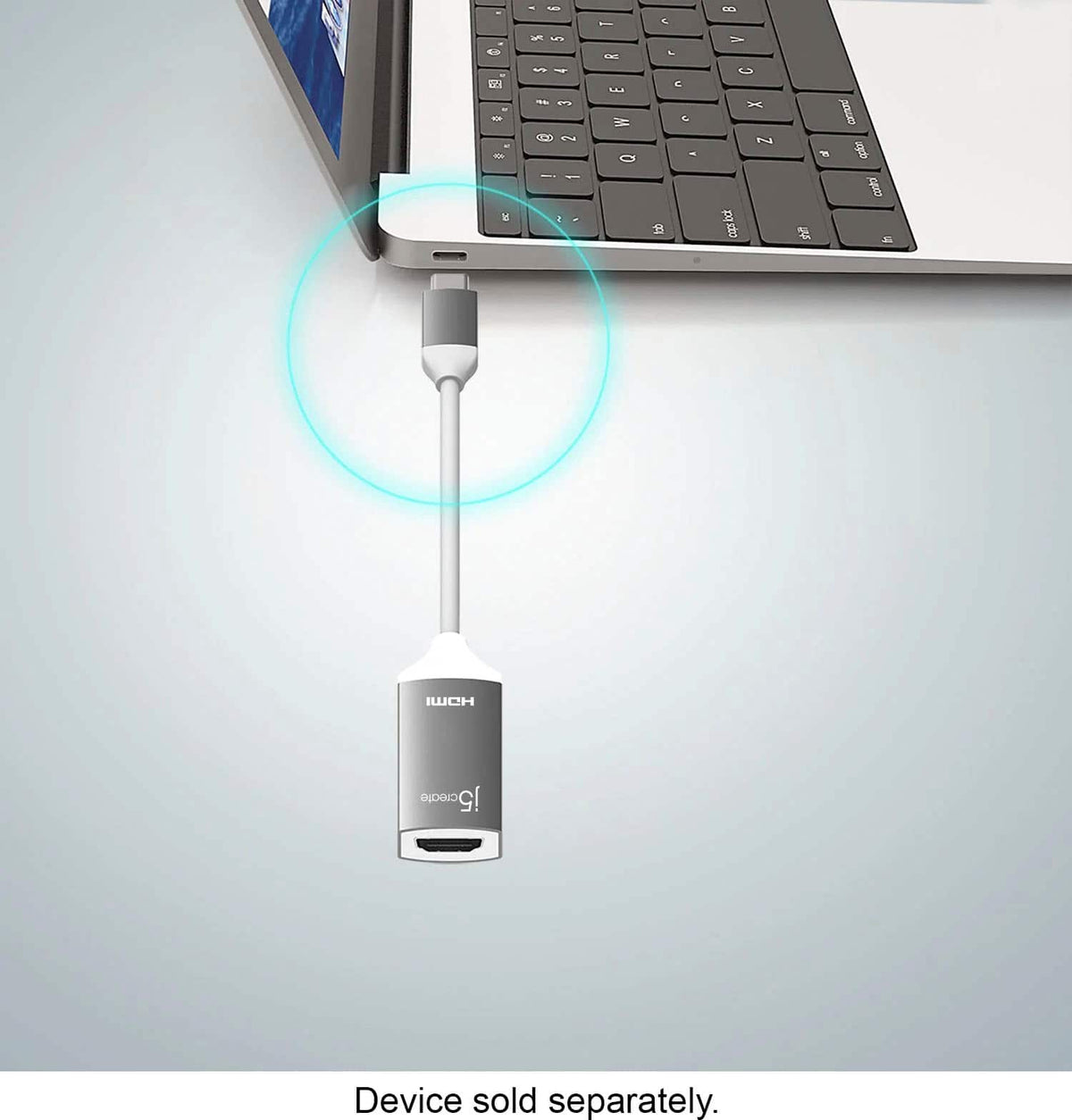 j5create - USB-C to 4K HDMI Adapter - Space Gray/White