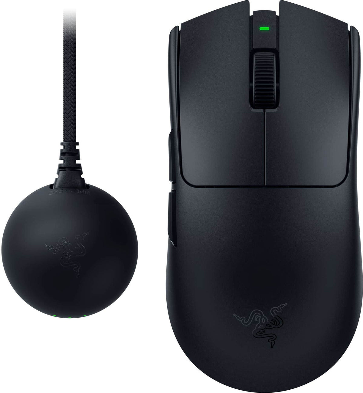 Razer - Viper V4 Pro Ultra Lightweight Optical Gaming Mouse with 180 Hour Battery Life - 8k Polling Rate - Wireless - Black