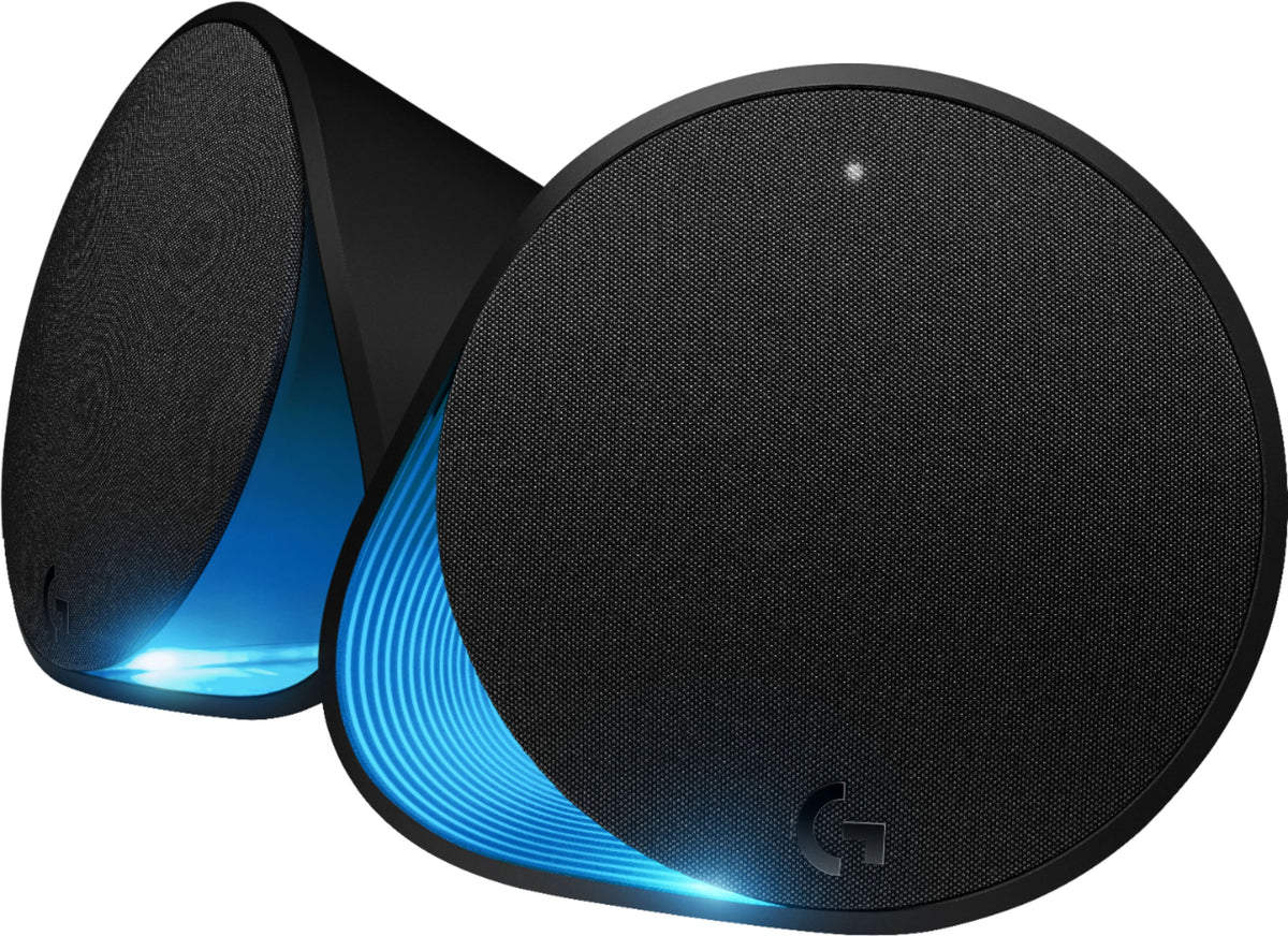Logitech - G560 LIGHTSYNC 2.1 Bluetooth Gaming Speakers with Game Driven RGB Lighting (3-Piece) - Black