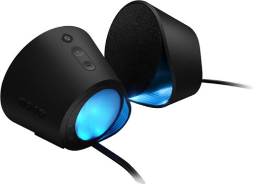 Logitech - G560 LIGHTSYNC 2.1 Bluetooth Gaming Speakers with Game Driven RGB Lighting (3-Piece) - Black