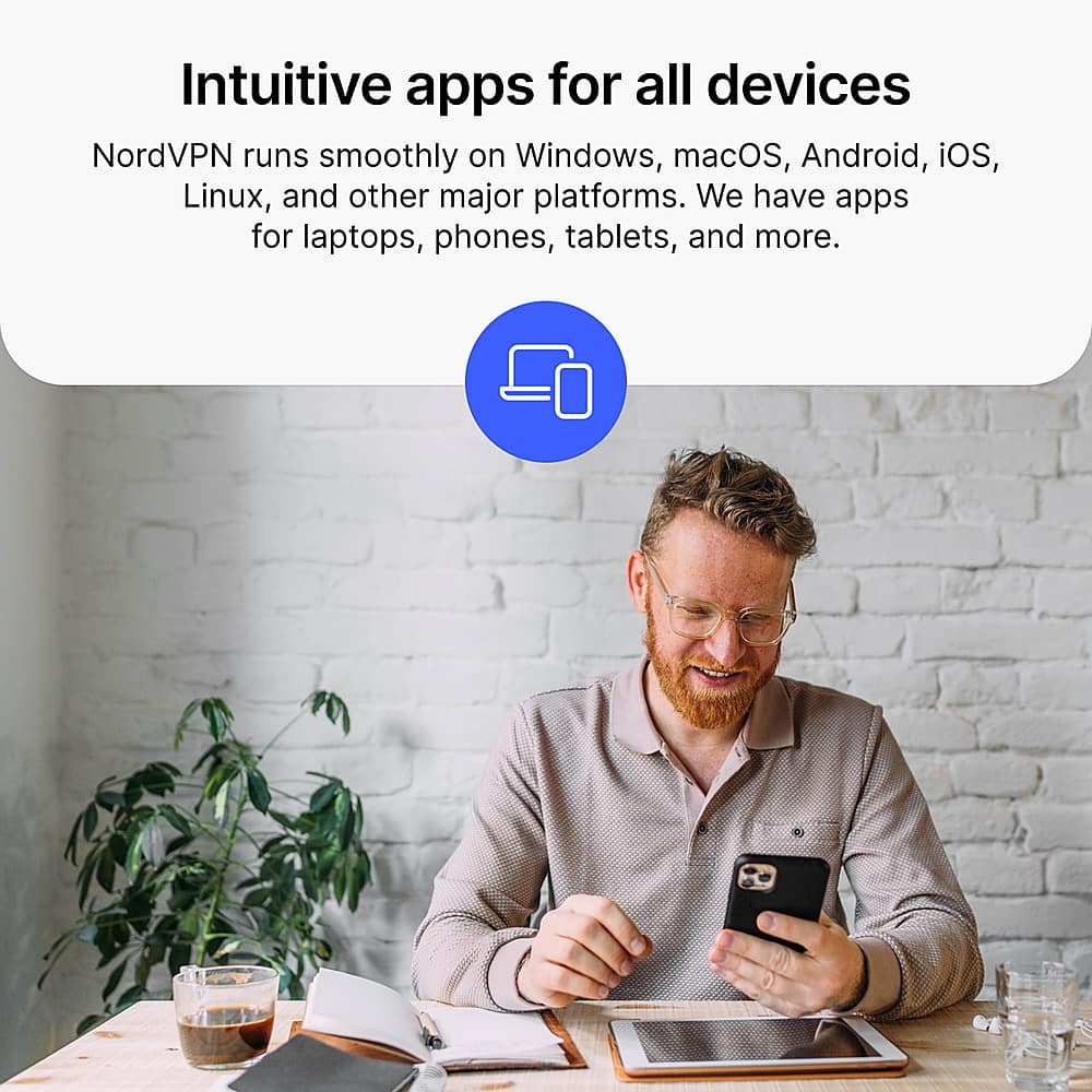 NordVPN - VPN Software (1-Year Subscription) - Android, Mac OS, Windows, Apple iOS