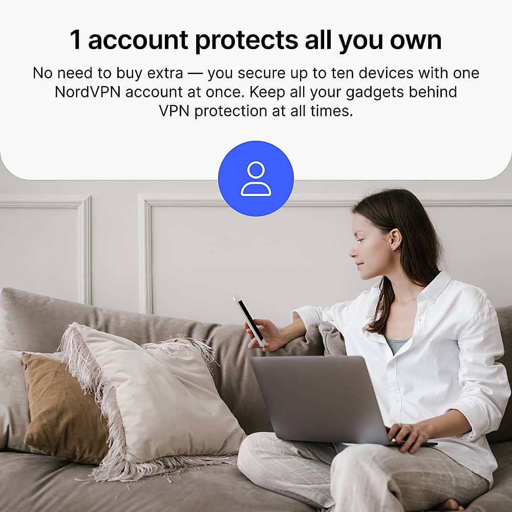 NordVPN - VPN Software (1-Year Subscription) - Android, Mac OS, Windows, Apple iOS