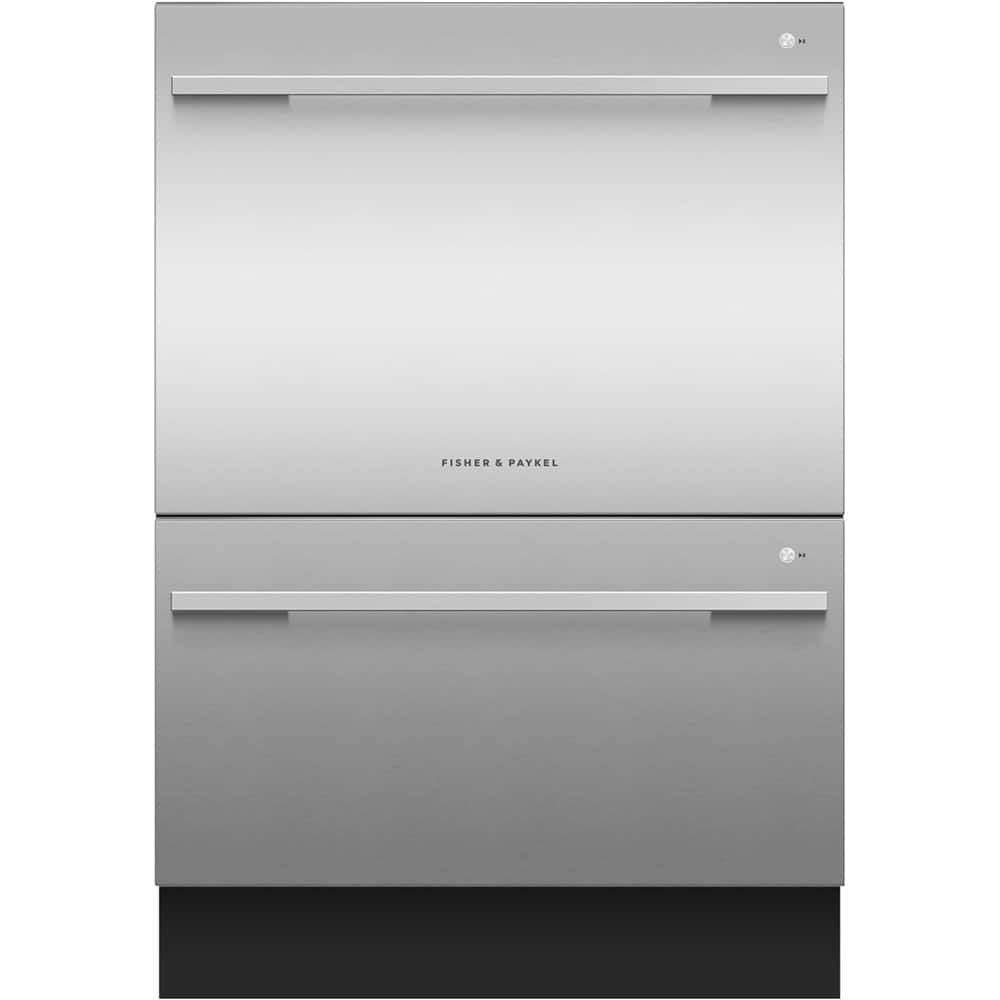Fisher & Paykel - 24" Front Control Built-In Dishwasher - Stainless Steel