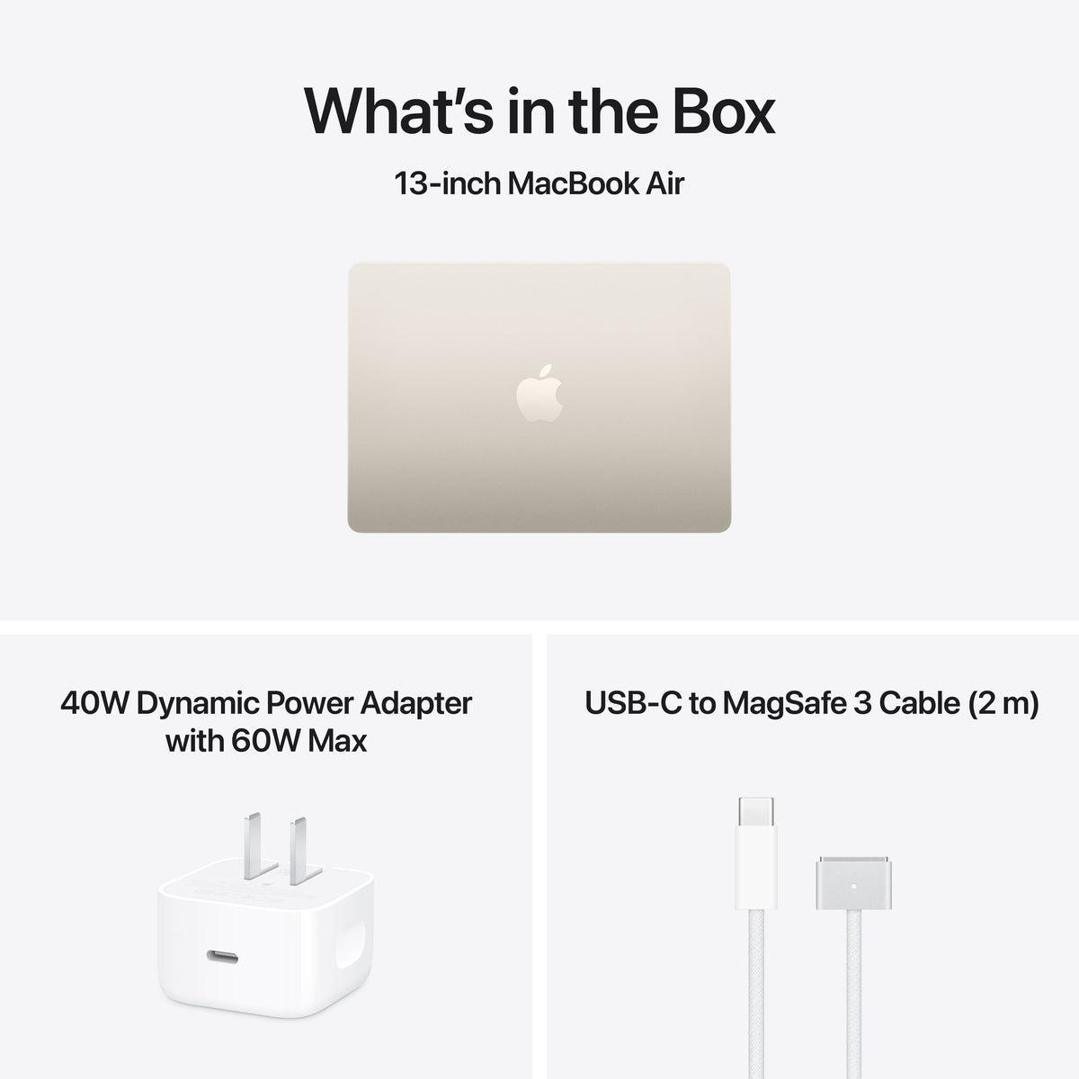 Apple - MacBook Air 13-inch Laptop - M5 chip with 10-core CPU and 10-core GPU - 24GB Memory - 1TB SSD - Starlight