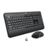 Logitech - MK540 Full-size Advanced Wireless Membrane Keyboard and Mouse Combo for PC - Black