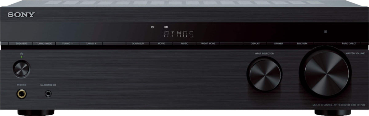 Sony - STRDH790- 7.2-Ch. with Dolby Atmos & Dolby Vision 4K Ultra HD HDR A/V Home Theater Receiver - Black