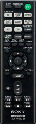 Sony - STRDH790- 7.2-Ch. with Dolby Atmos & Dolby Vision 4K Ultra HD HDR A/V Home Theater Receiver - Black