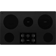 Whirlpool - 36 in. Wide 5 element Electric Cooktop - Black