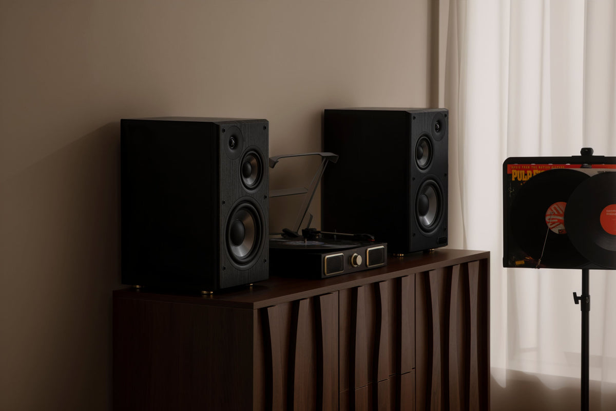Edifier - R2750DBMKII Audiophile Active Bookshelf Bluetooth 6.0 and Optical Input - 2.0 Speaker (Pair) - Black