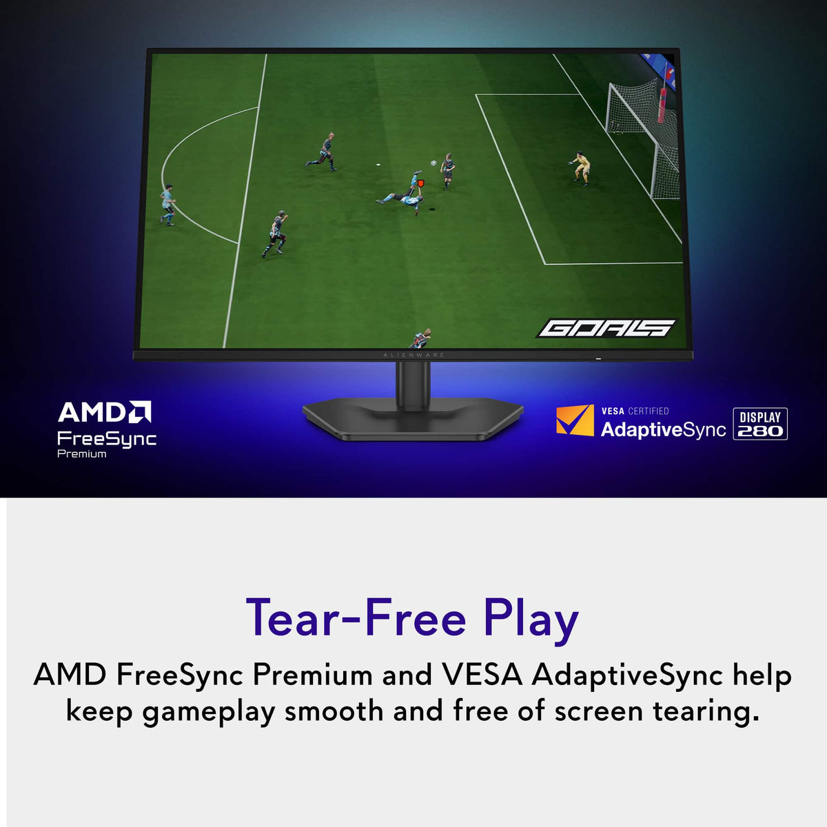 Alienware - 27" QHD 280Hz 1ms FreeSync Premium Gaming Monitor with HDR (HDMI, DisplayPort) - Black