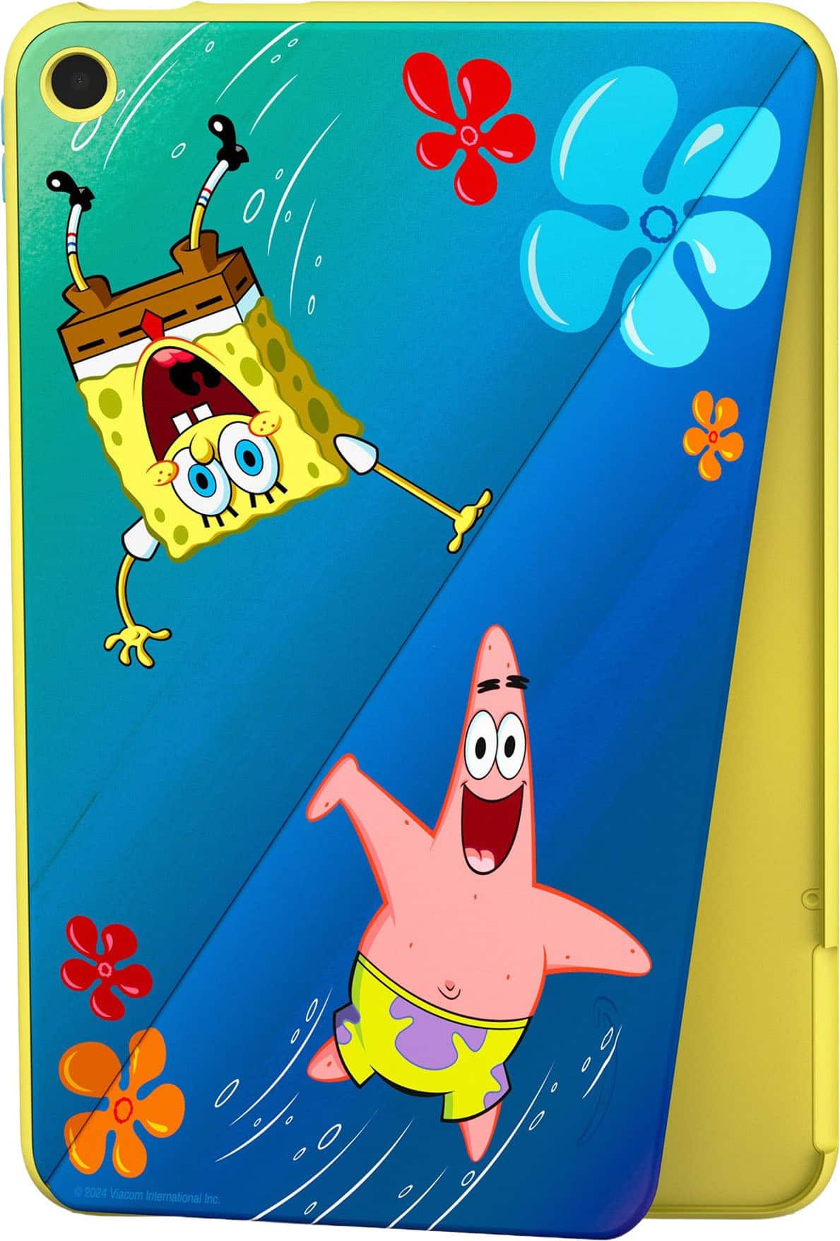 Amazon - Kids Tablet 11 Case for Ages 6+ – Protective and Slim, with Built-in Landscape and Portrait Stand - SpongeBob and Patrick