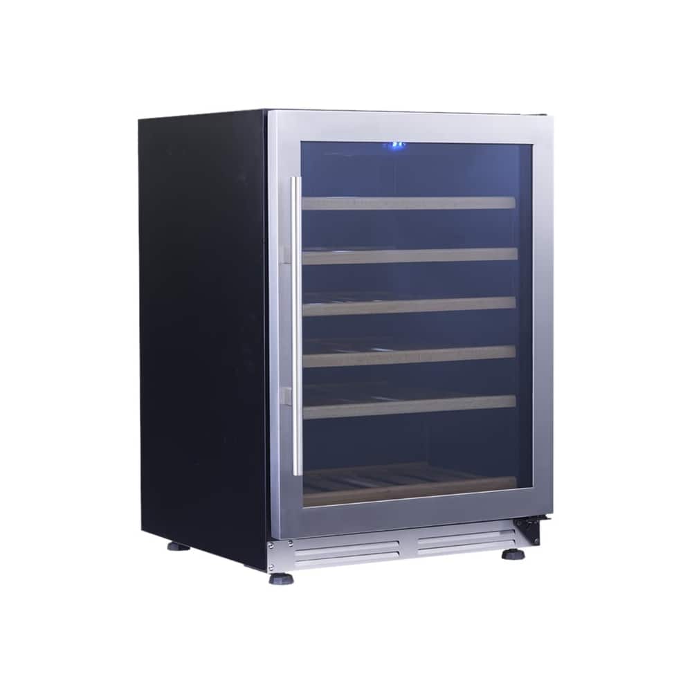 Avanti - Designer Series 51-Bottle Wine Cooler - Stainless Steel