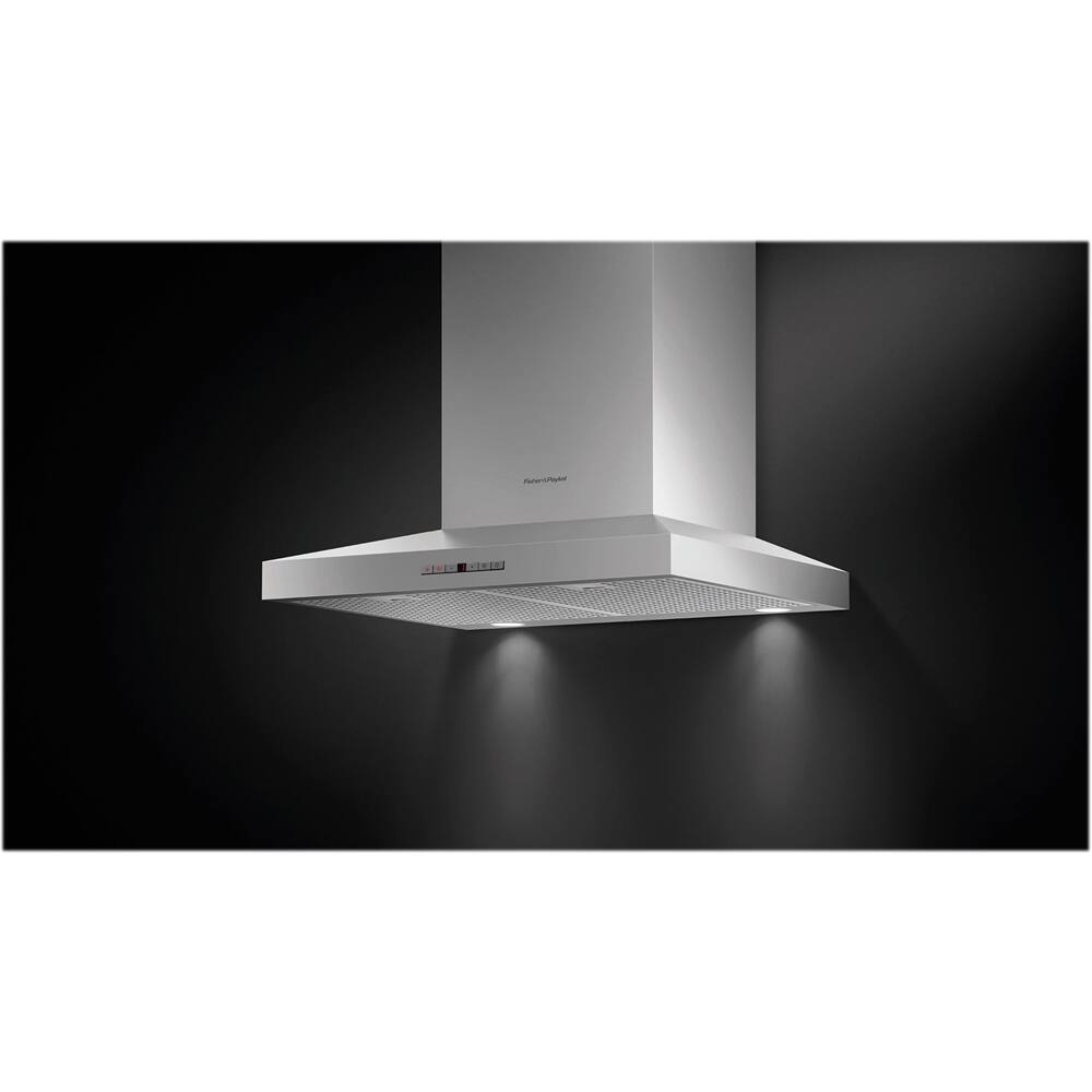 Fisher & Paykel - 24 inches - Convertible - Wall Range Hood - Stainless Steel