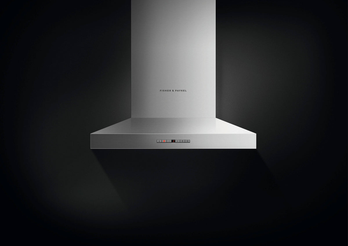 Fisher & Paykel - 24 inches - Convertible - Wall Range Hood - Stainless Steel