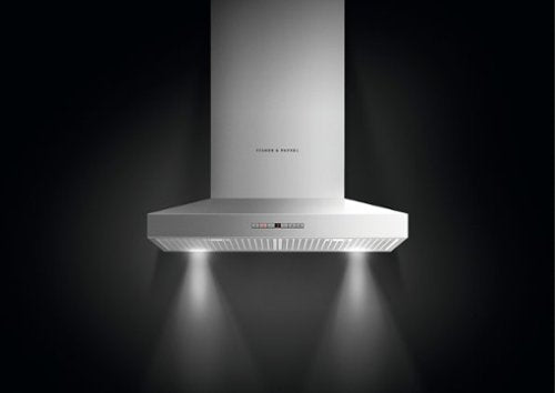 Fisher & Paykel - 24 inches - Convertible - Wall Range Hood - Stainless Steel