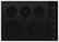 Whirlpool - 30 in. Wide 5 element Electric Cooktop - Black