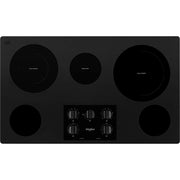 Whirlpool - 36 in. Wide 5 element Electric Cooktop - Black