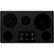 Whirlpool - 36 in. Wide 5 element Electric Cooktop - Black
